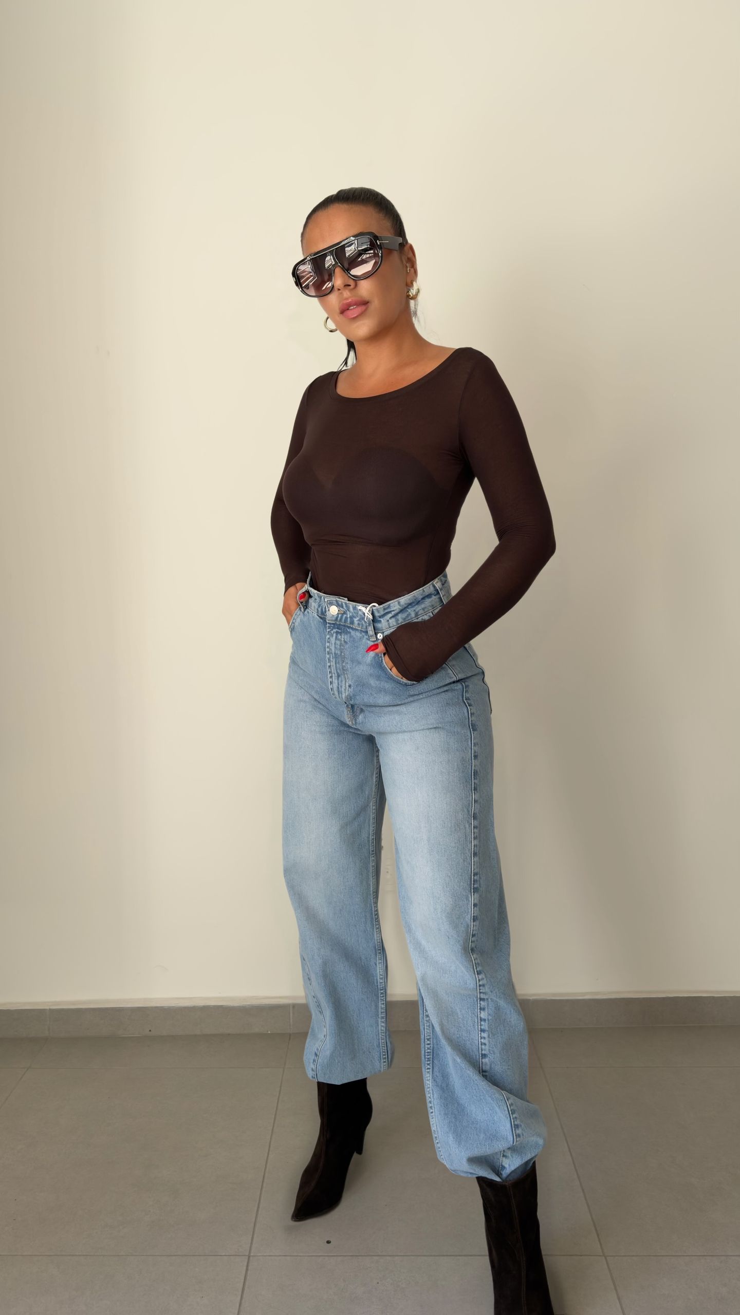 LIGHT BLUE BAGGY BALON JEAN — görsel 3