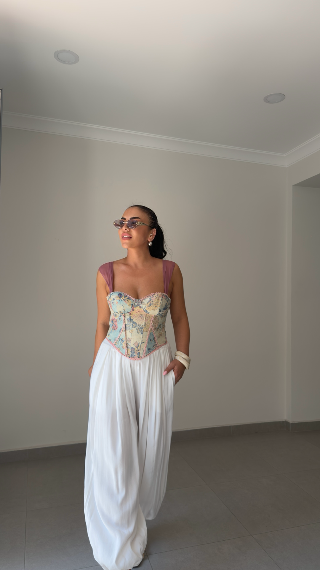 RENKLİ TÜL ASKI KORSE — görsel 5