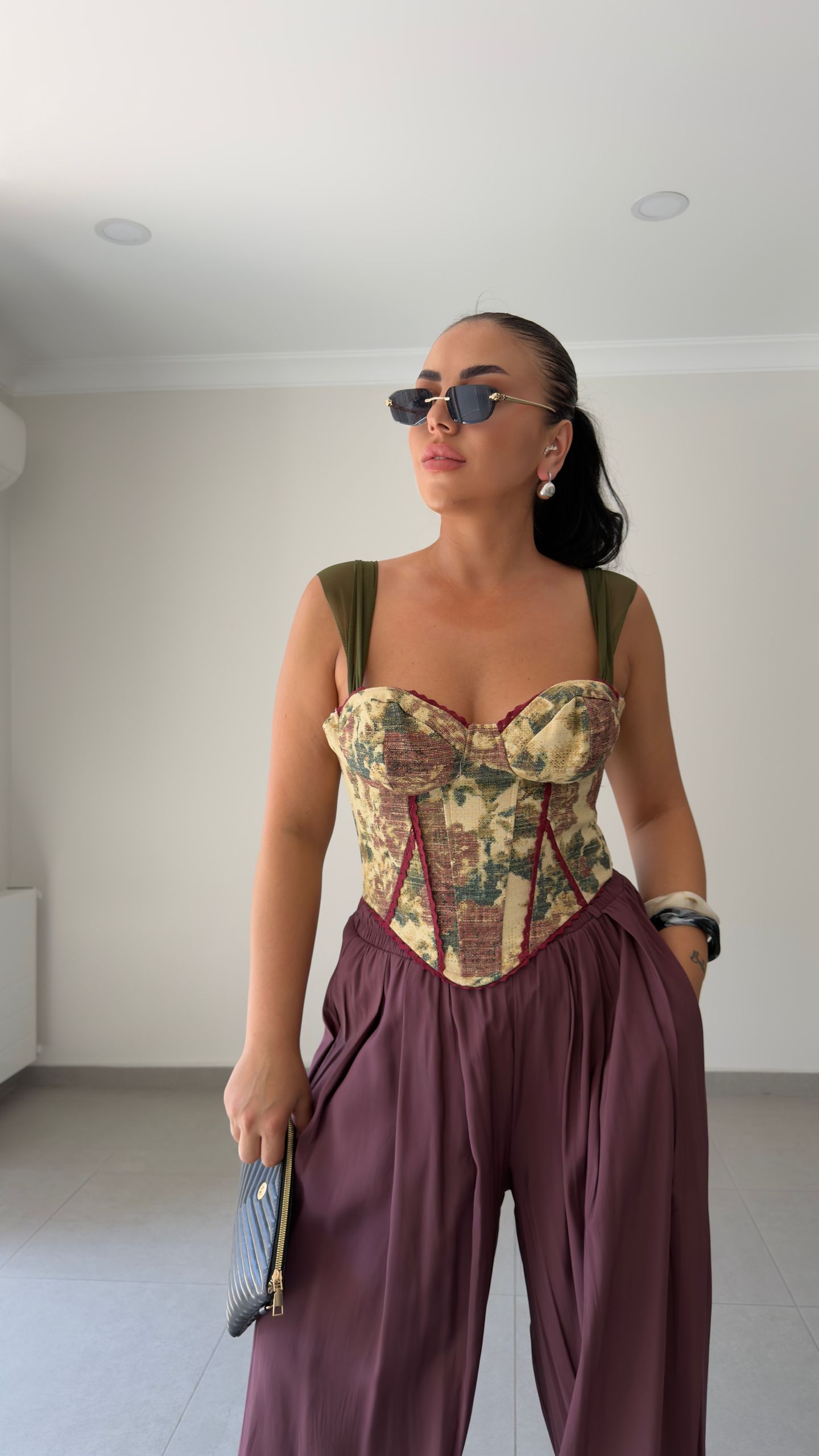RENKLİ TÜL ASKI KORSE — görsel 6