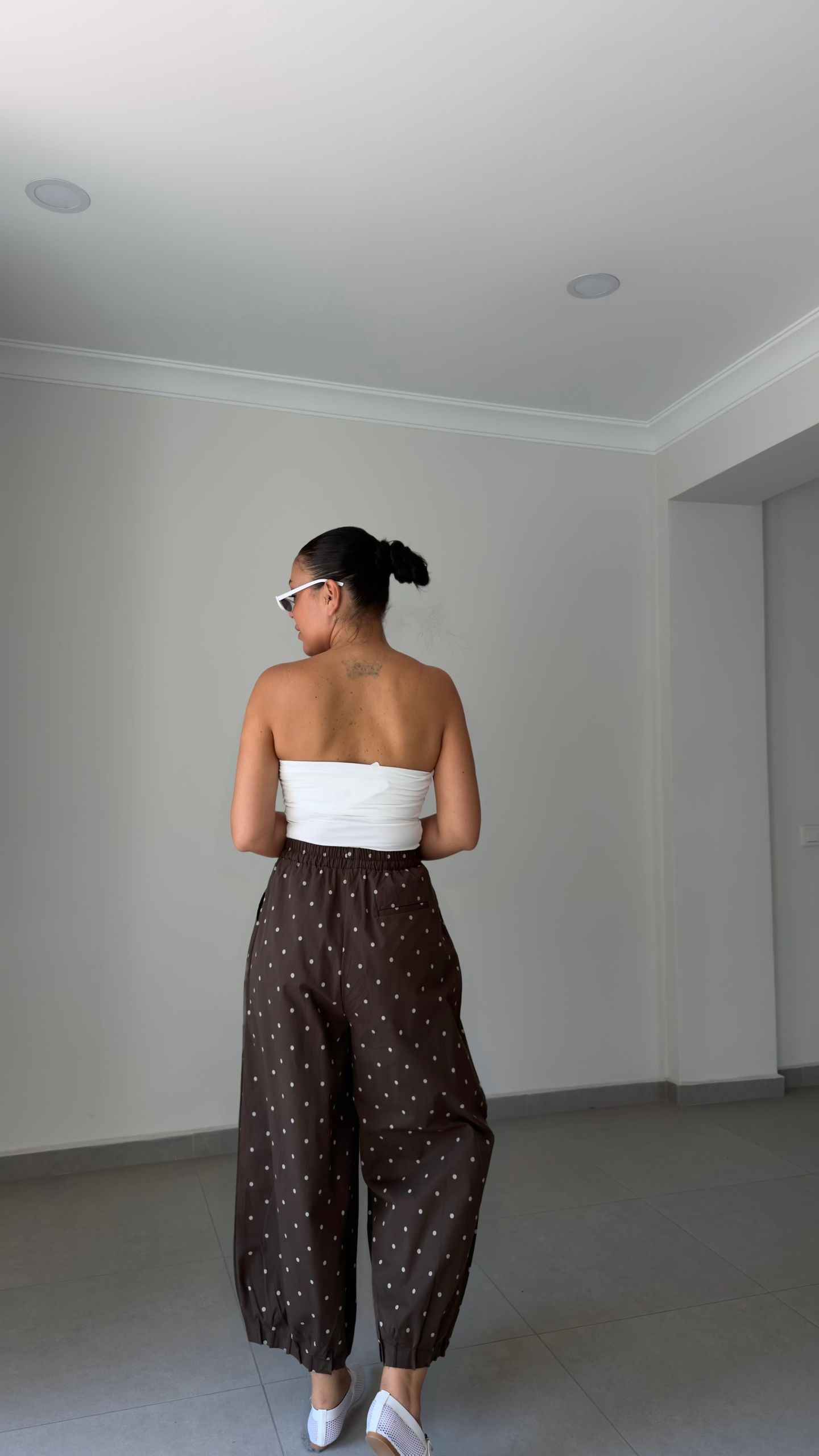 PAÇA PİLE DETAY BAGGY PANTOLON — görsel 11