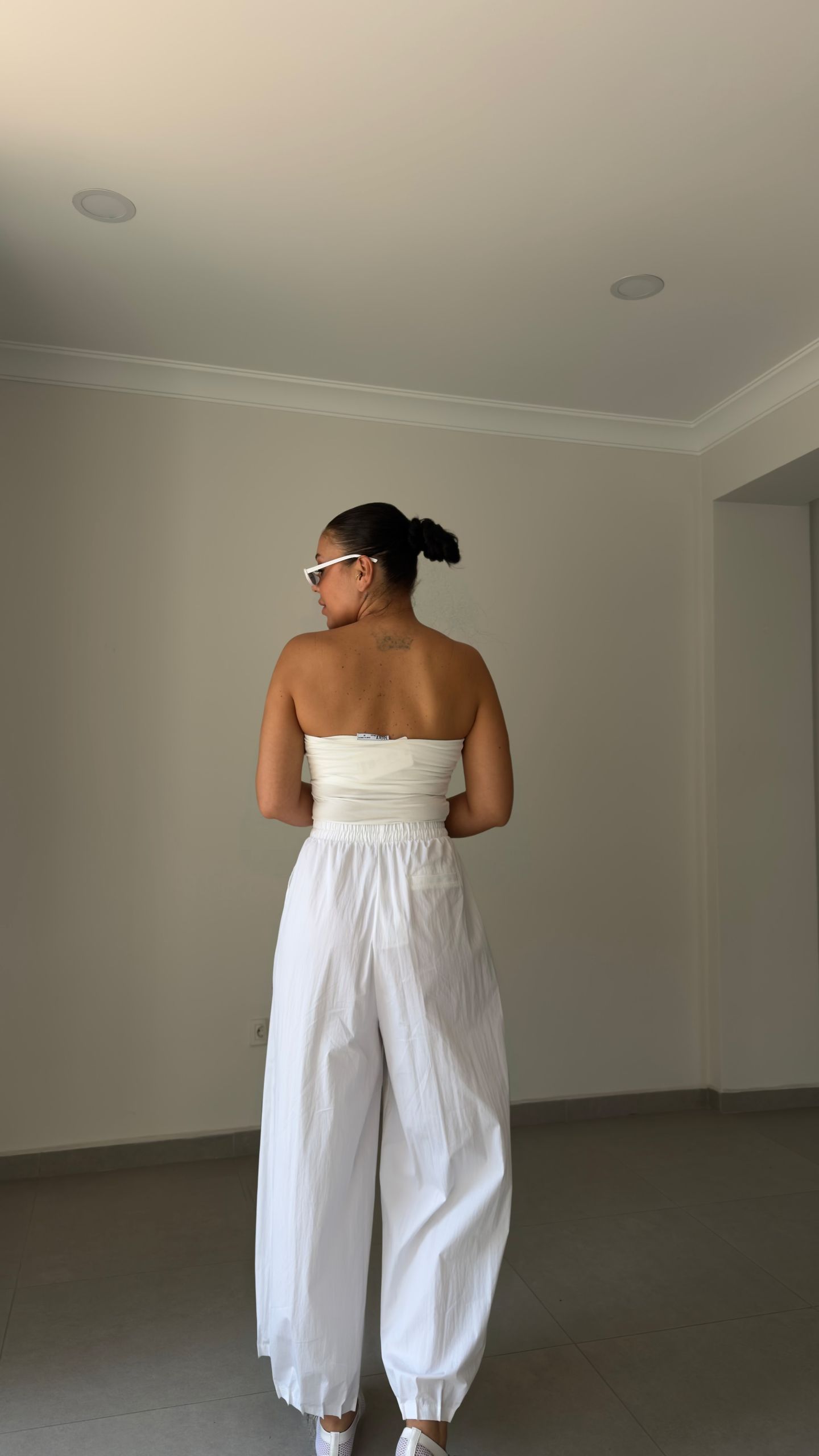 PAÇA PİLE DETAY BAGGY PANTOLON — görsel 12